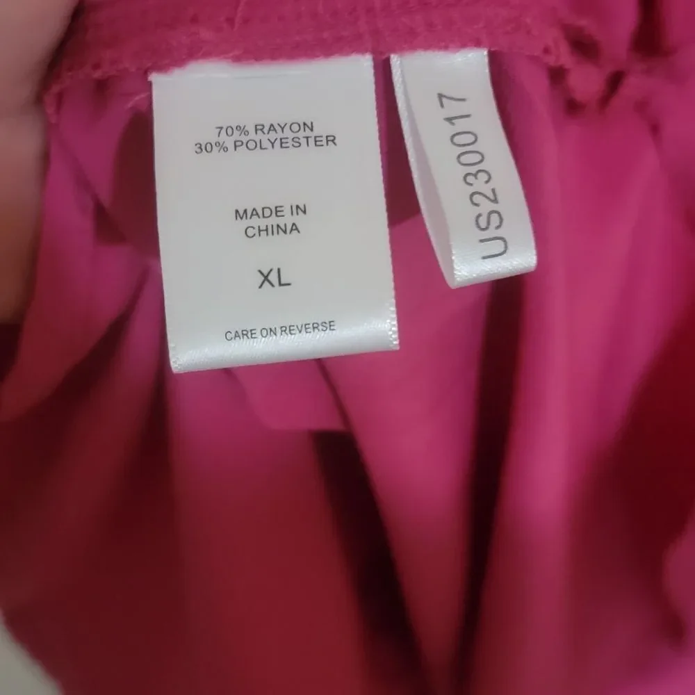New York & Company Button Front Blouse Size Xl
